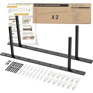 16" Heavy Duty Floating Shelf Bracket (2 pcs)
